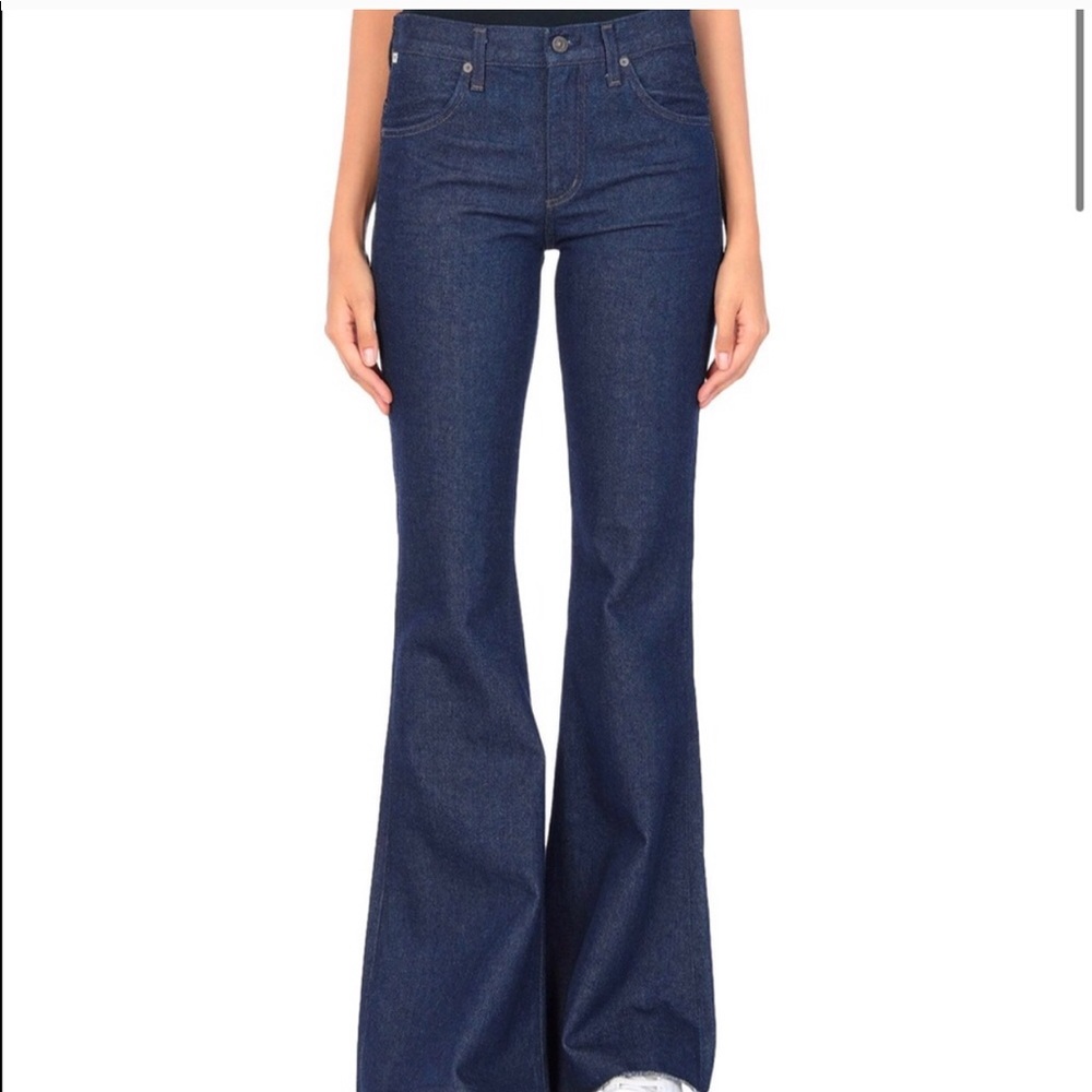 Dark Wash Wide Leg Jeans
